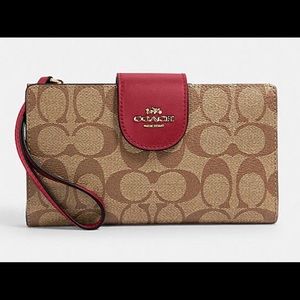 Coach Tech Phone Wallet, NWT